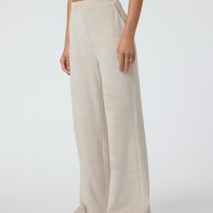 Vuori haven Cream Wide-Leg Pants